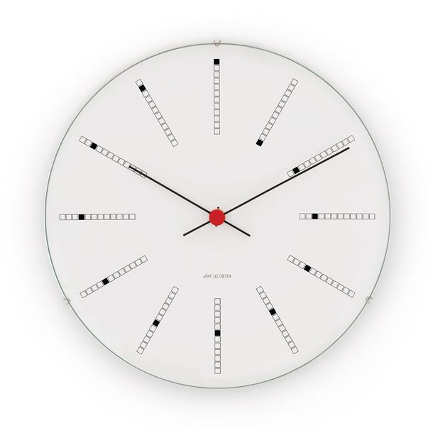 Vgur, Arne Jacobsen, Bankers Clock, 48 cm
