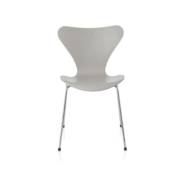 Serie 7 3107 stol, farvet ask | Nine Grey, Forkromet 