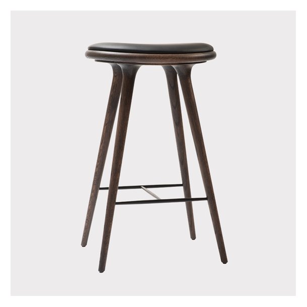 Mater - High Stool Sirka grey stained oak, 74 cm